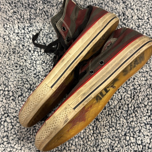 John Varvatos / Chuck Taylor Converse All Star stars n stripes high-tops - Picture 14 of 16